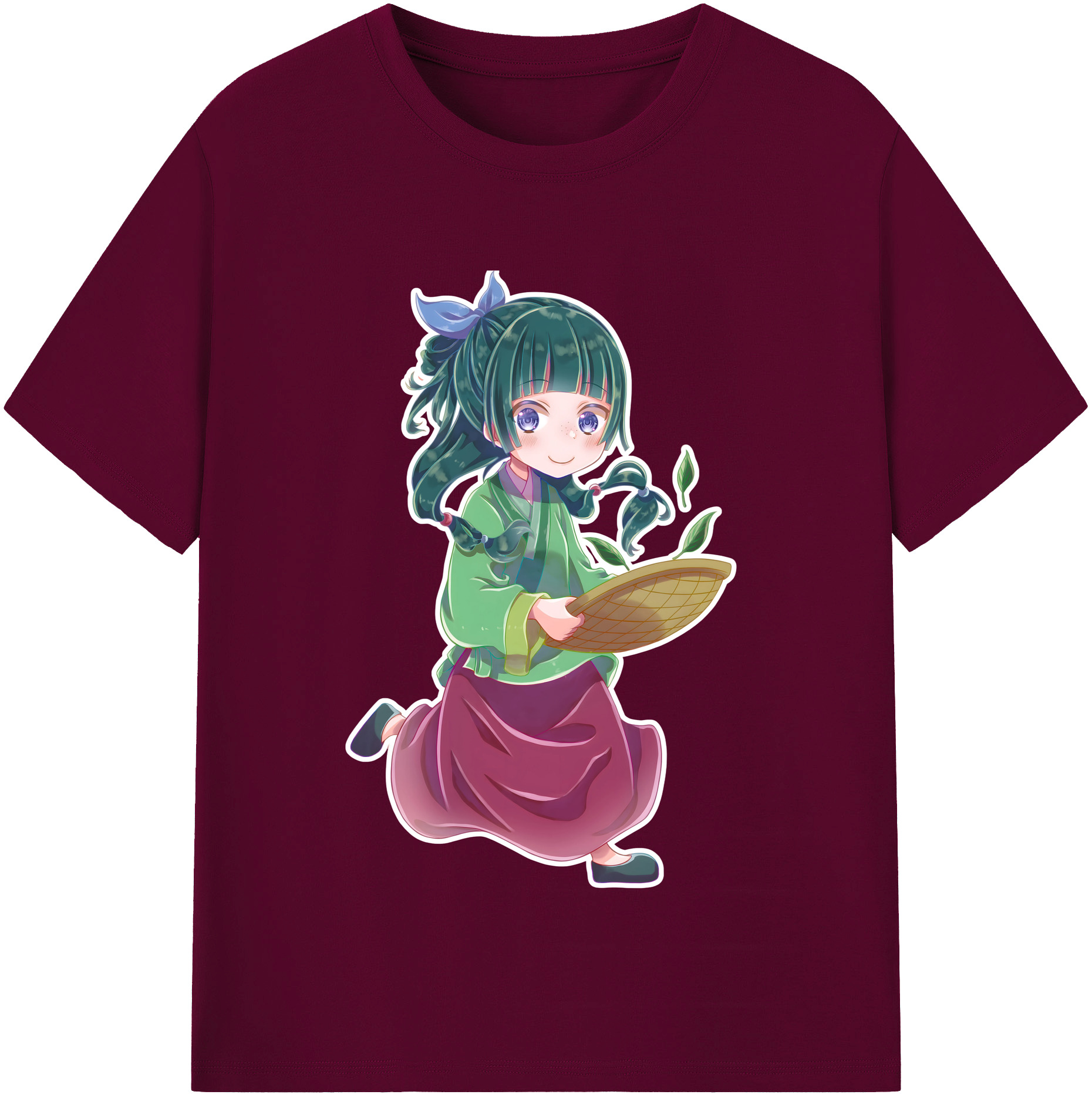 （画像用） 薬屋のひとりごと The Apothecary Diaries レディースカジュアルプリントTシャツ（綿100％）